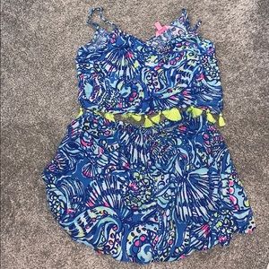 Two piece skort crop set